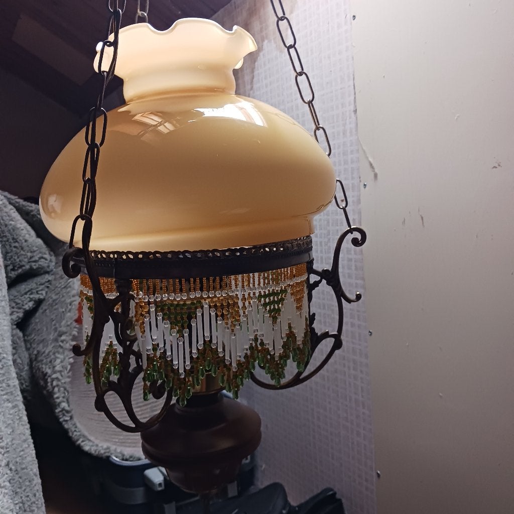 Hanglamp, Huis en Inrichting, Ophalen, Gebruikt, Glas