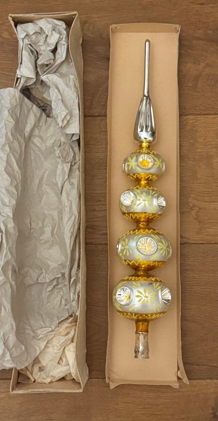Antieke, Vintage kerst piek, Diversen, Kerst, Verzenden, Gebruikt