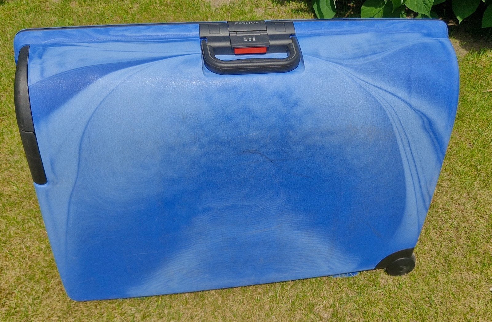 Carlton koffer XL reiskoffer, Wieltjes, Gebruikt, 20 tot 30 cm, Blauw