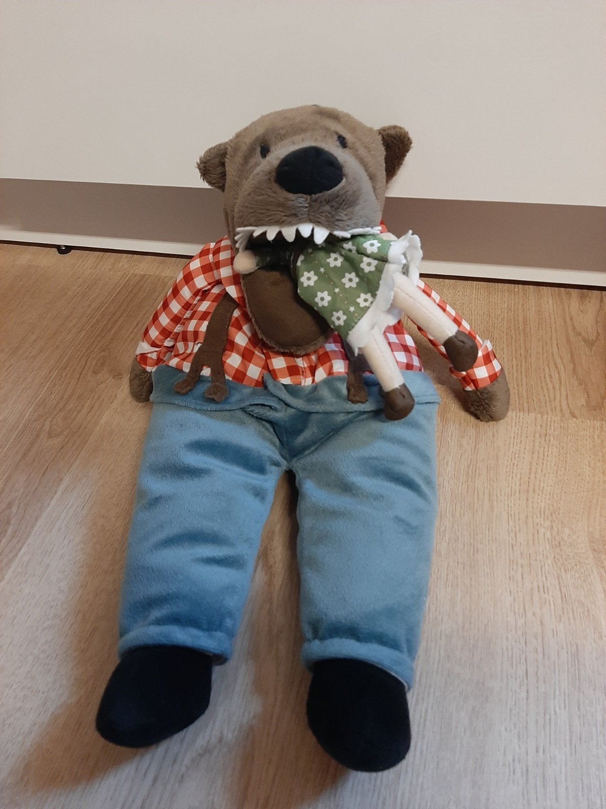 IKEA wolf en oma knuffel roodkapje, Ophalen of Verzenden
