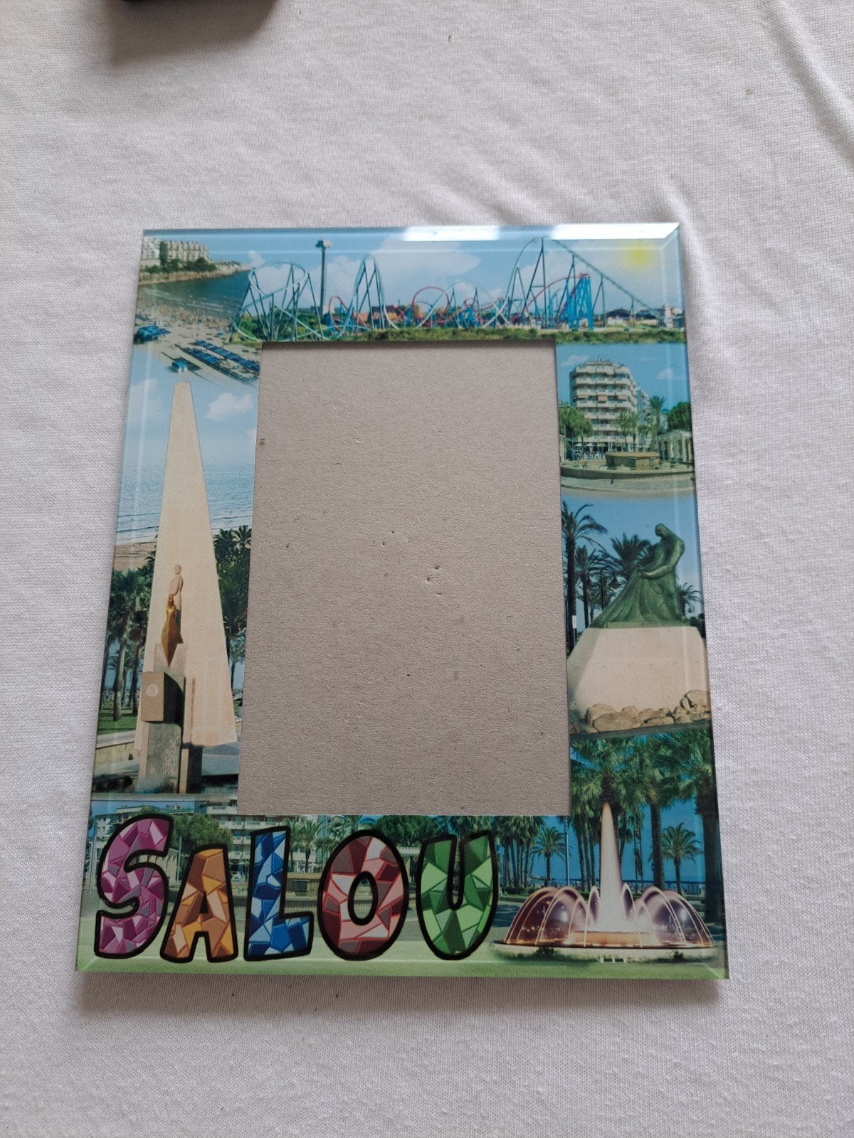 Glazen fotolijst Salou - 18x13 cm, Huis en Inrichting, Gebruikt, Ophalen of Verzenden, Glas, Fotolijst