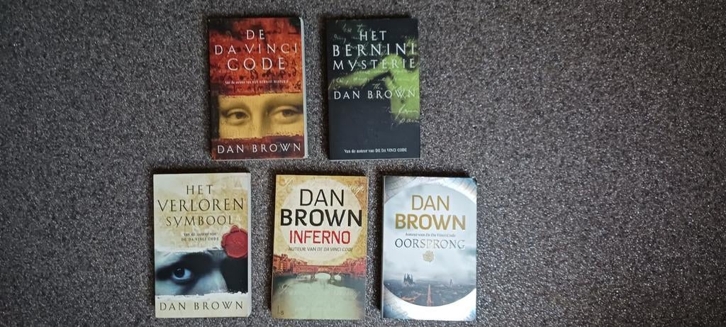 Dan Brown Boekenpakket, Ophalen, Gelezen, Dan Brown, Nederland