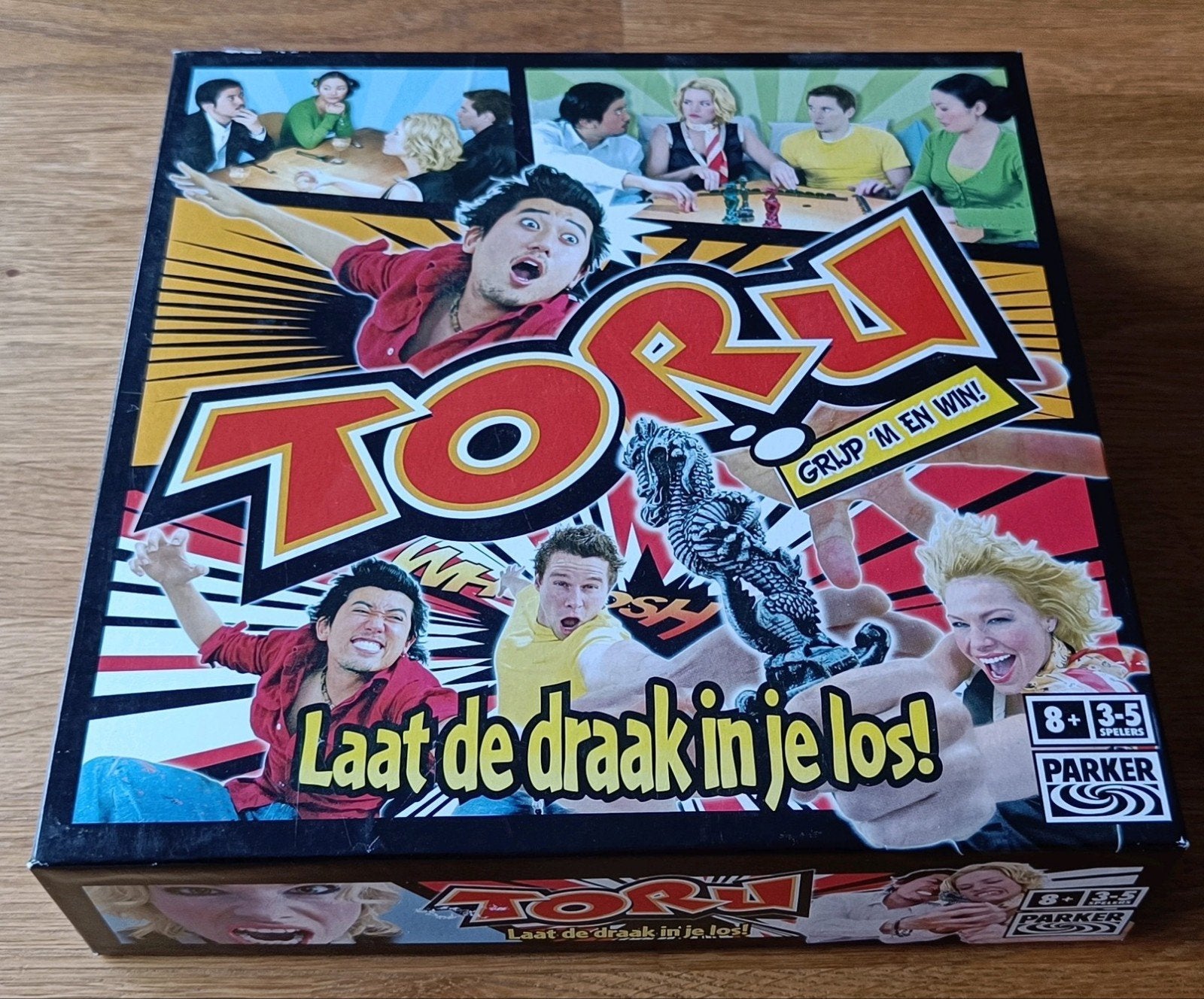 Toru Bordspel - Laat de draak in je los!, Vijf spelers of meer, Ophalen of Verzenden, Zo goed als nieuw, Parker
