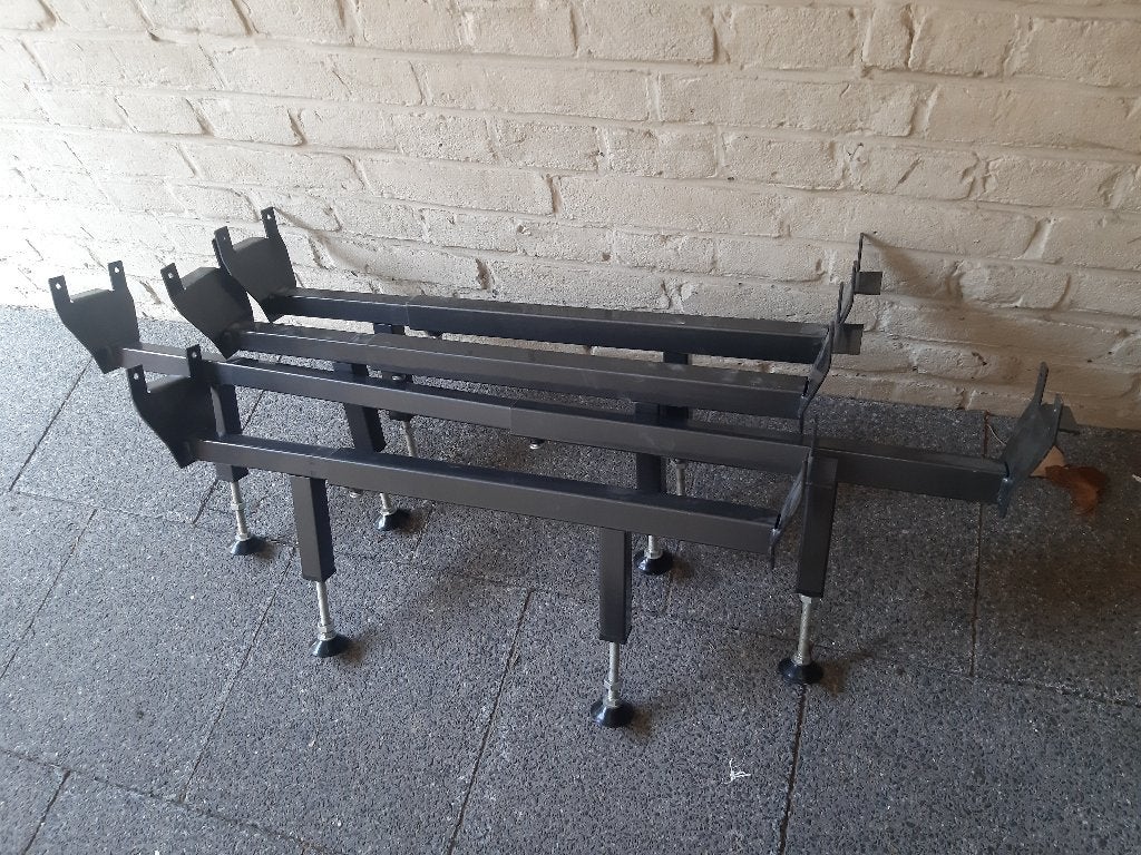 Bed steunen, lattenbodem steunen 2 st. identiek verstelbaa, Ophalen, 85 tot 100 cm, Gebruikt, Matras