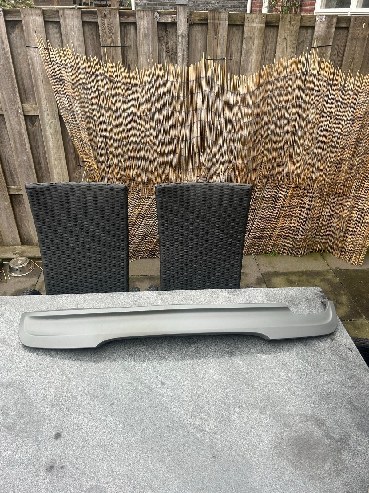 Achterbumper onderlip/diffuser - bmw e91 lci msport, Gebruikt, Ophalen of Verzenden, Achter, Bumper