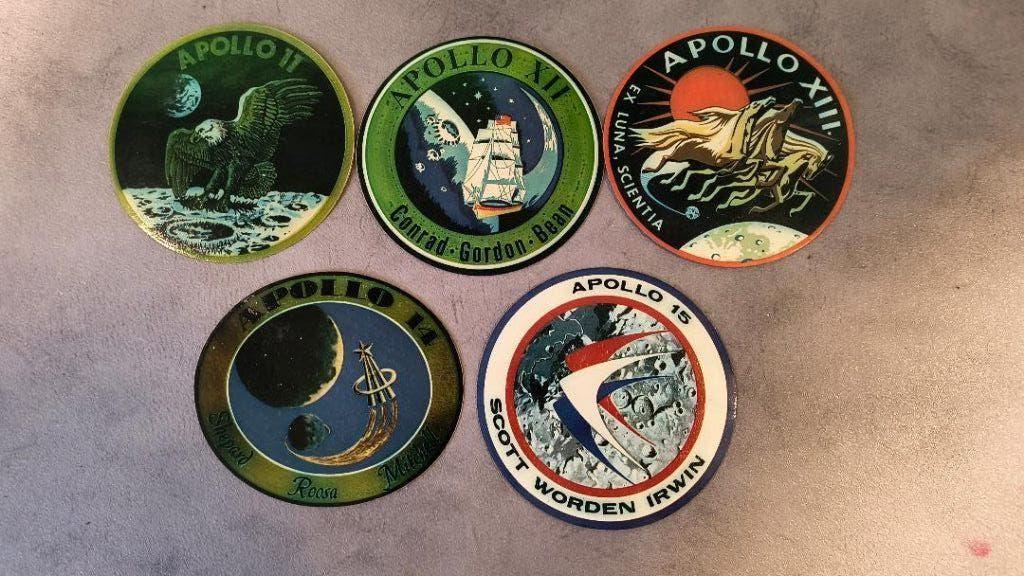 Apollo 11 t/m 15 stickers, Ophalen of Verzenden, Nieuw, Meerdere stickers