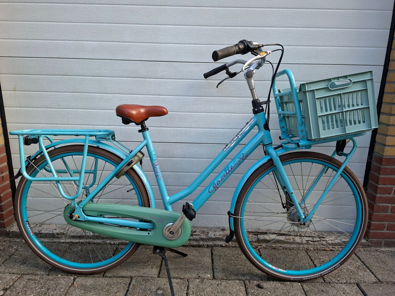Te koop : Gazelle Miss Grace damesfiets, Ophalen, Versnellingen, Gazelle, 53 tot 56 cm