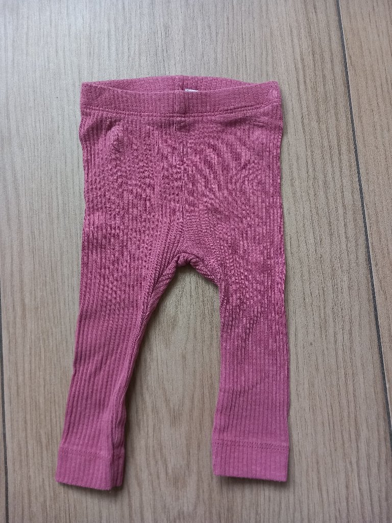 K190 Oudroze riblegging Name It maat 56, Kinderen en Baby's, Babykleding | Maat 56, Broekje, Meisje, Ophalen of Verzenden, Zo goed als nieuw