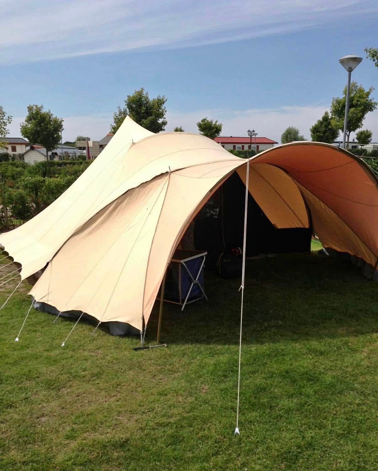 De waard stormmeeuw tent met extra luifel, Caravans en Kamperen, Tenten, Ophalen, Gebruikt