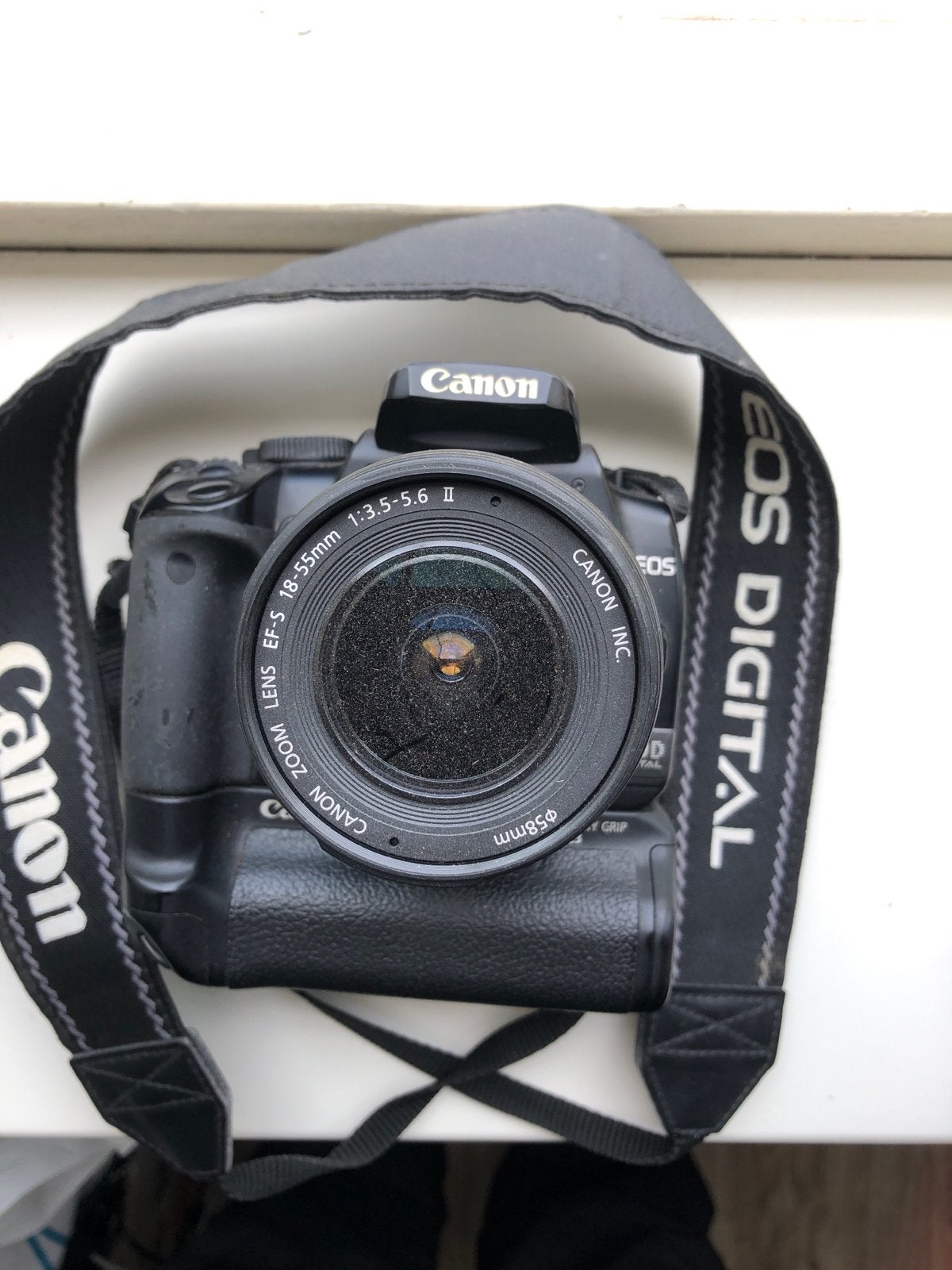 Canon EOS 400D Spiegelreflexcamera met EF-S 18-55mm lens, Audio, Tv en Foto, Fotocamera's Digitaal, Gebruikt, Spiegelreflex, Canon