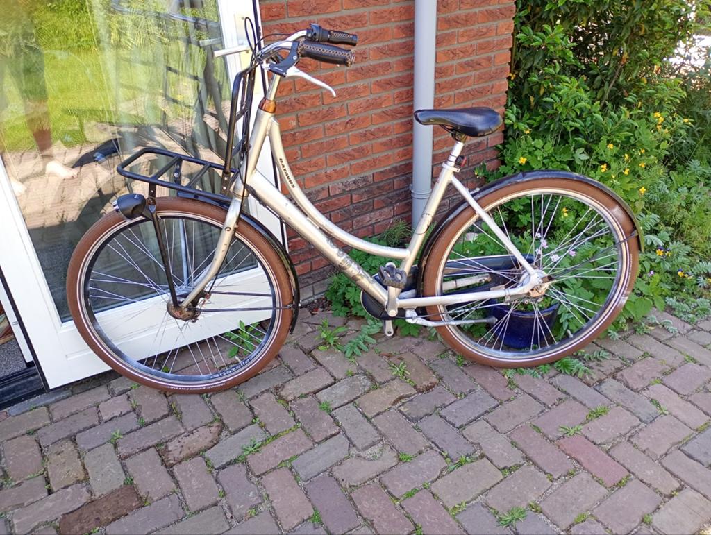 Stationsfiets, dames of school fiets, Fietsen en Brommers, 50 tot 53 cm, Ophalen, Gebruikt, Overige merken