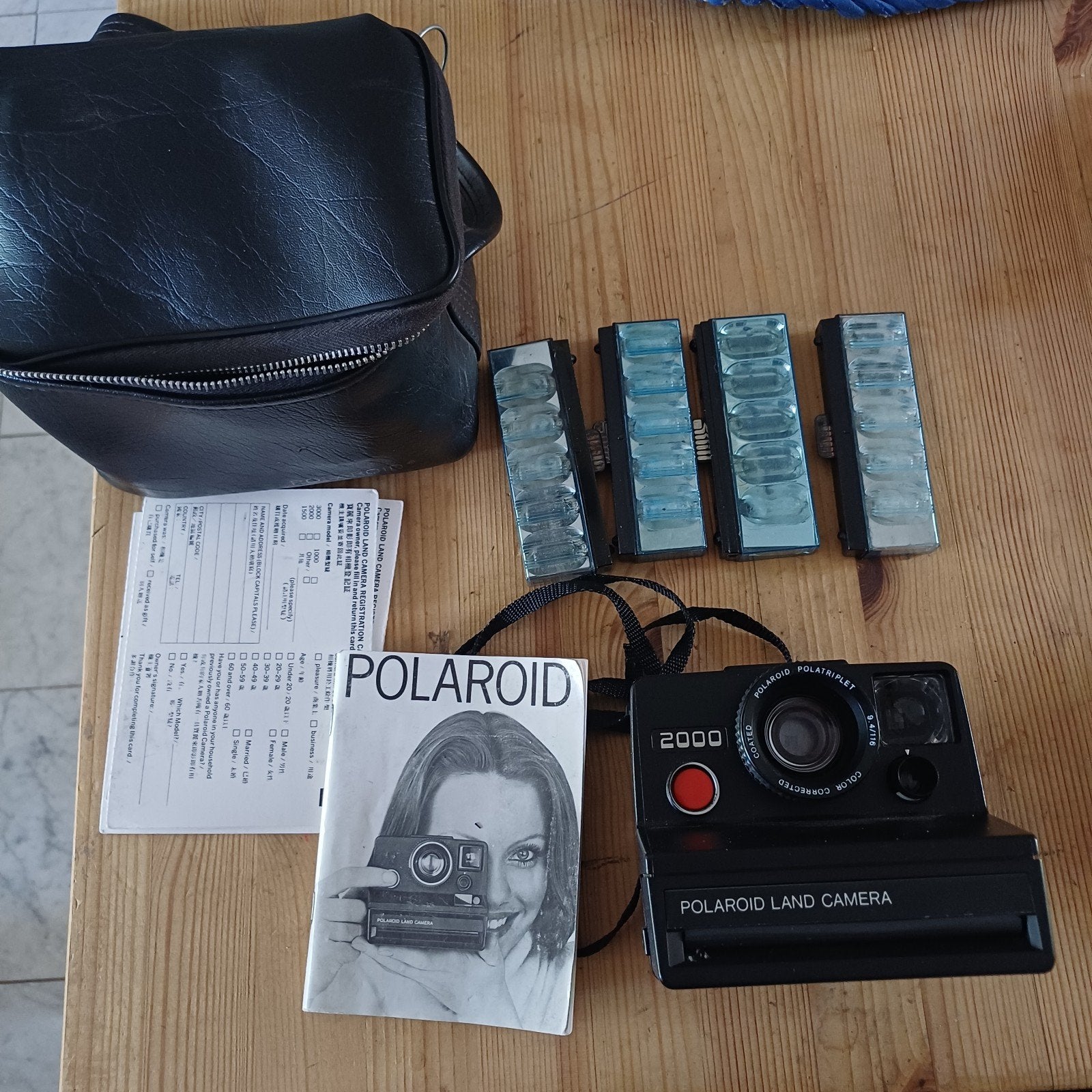 Polaroid Land Camera 2000 met accessoires, Ophalen of Verzenden, Polaroid, Polaroid