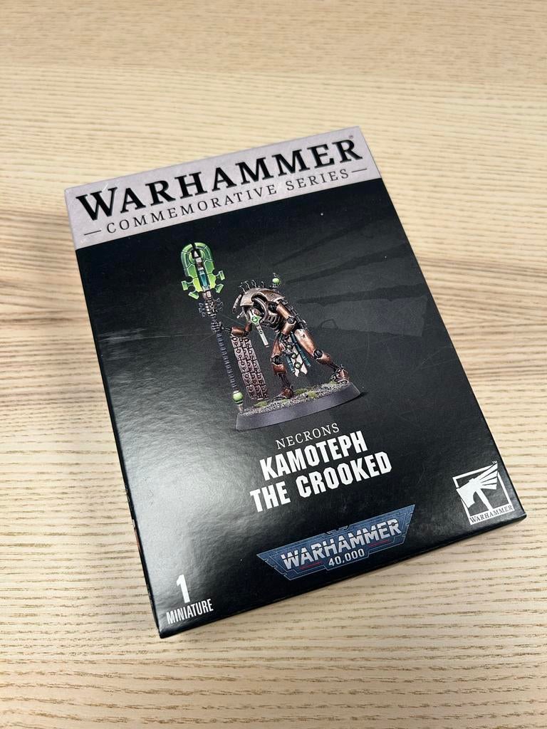 Warhammer 40K Necron Kamoteph the Crooked Commemorative, Hobby en Vrije tijd, Wargaming, Ophalen of Verzenden, Zo goed als nieuw