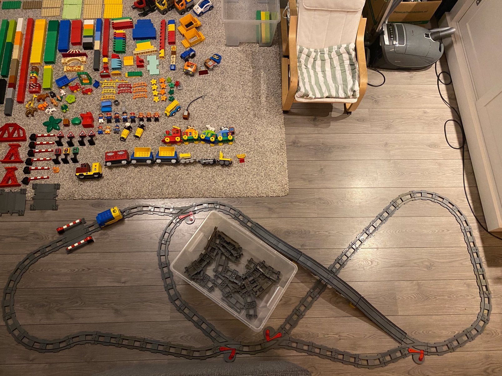 Duplo Lego Treinbaan, Ophalen, Gebruikt, Duplo, Compleet