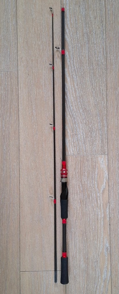 Roofvis hengeltje 1.80 meter, Ophalen, Nieuw, Werphengel