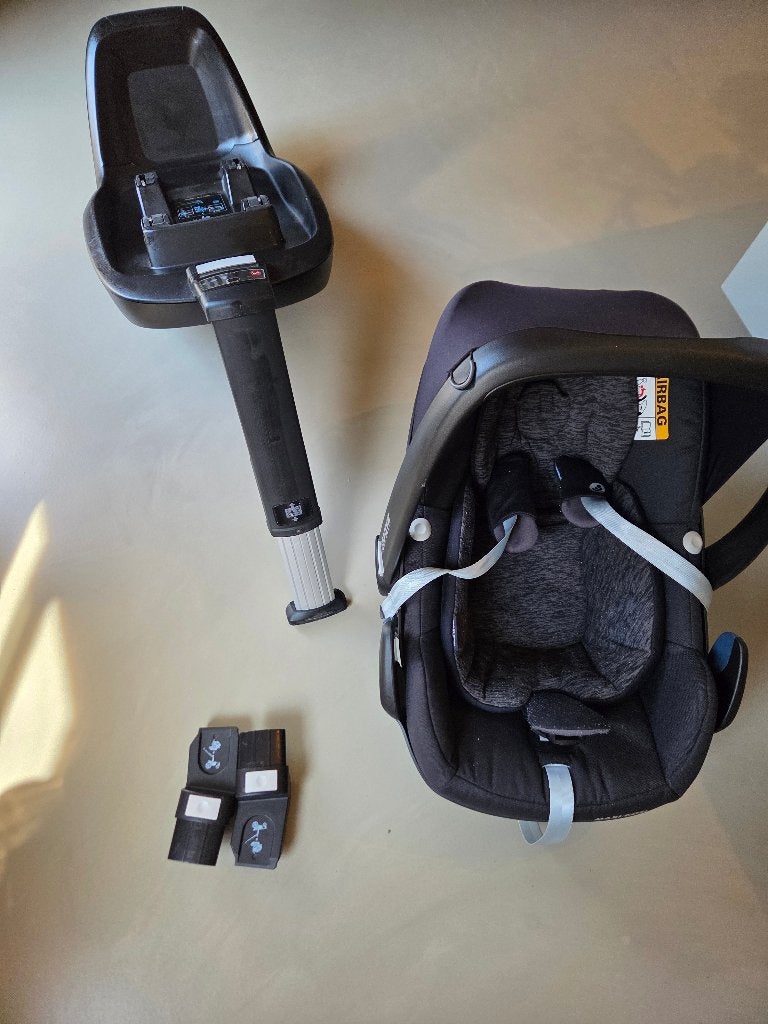 Maxicosi + base (familyFix One I-size), Kinderen en Baby's, Ophalen, Gebruikt, Isofix, 0 t/m 13 kg