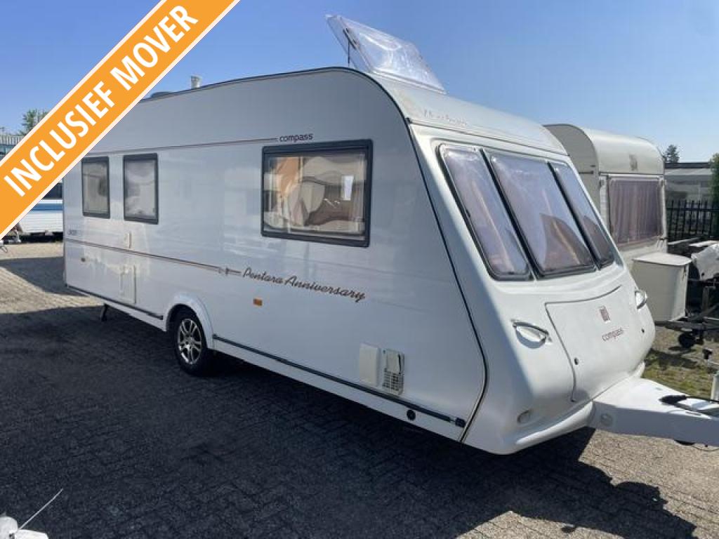 Elddis Compass 505 2005; 5 persoons mover tent, Caravans en Kamperen, Elddis, Bedrijf, Treinzit, 5 tot 6 meter
