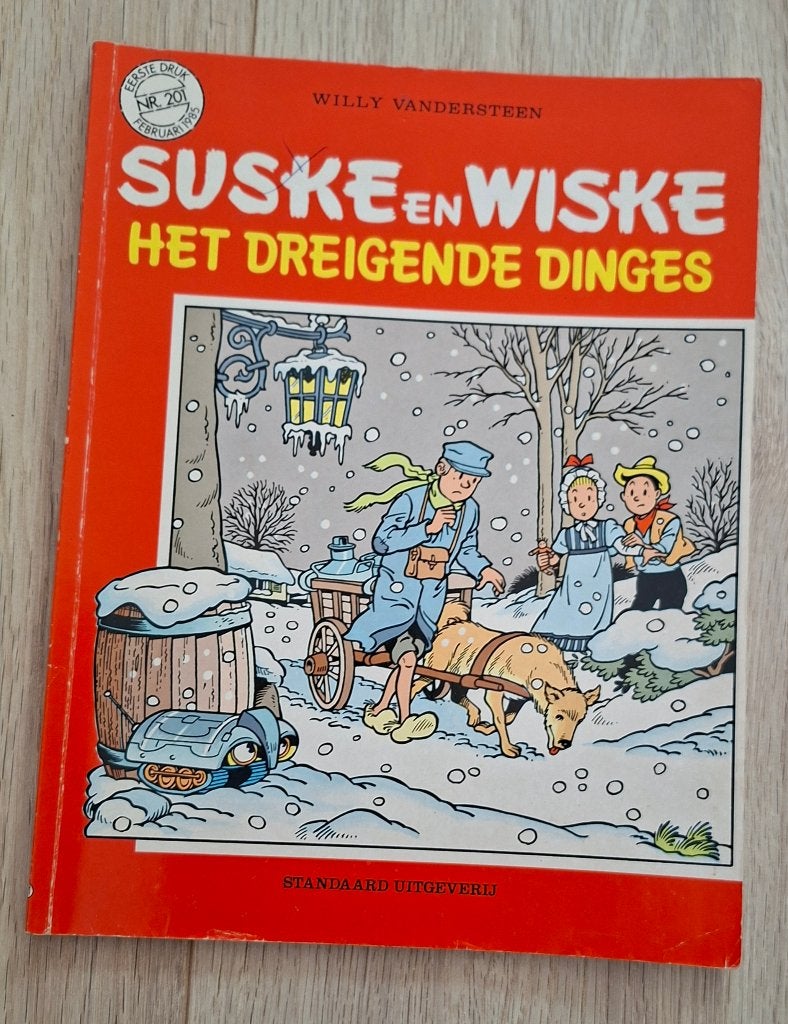 201 - Suske en Wiske - Het dreigende dinges, Meerdere stripboeken, Ophalen of Verzenden, Gelezen, Willy Vandersteen