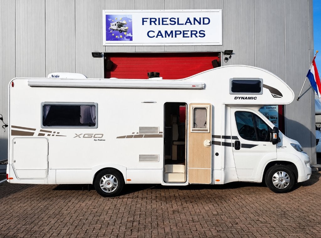 Alkoofcamper XGO Dynamic – Goed onderhouden - 4 slaapplaats, Caravans en Kamperen, Campers, XGO, Alkoof, Fiat, Airbags