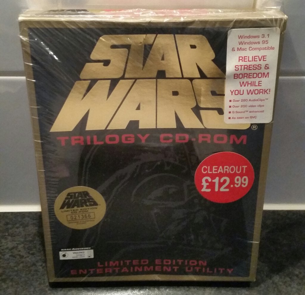 Star Wars Trilogy Limited CD PC Game 1995, Ophalen of Verzenden, Zo goed als nieuw, Spel