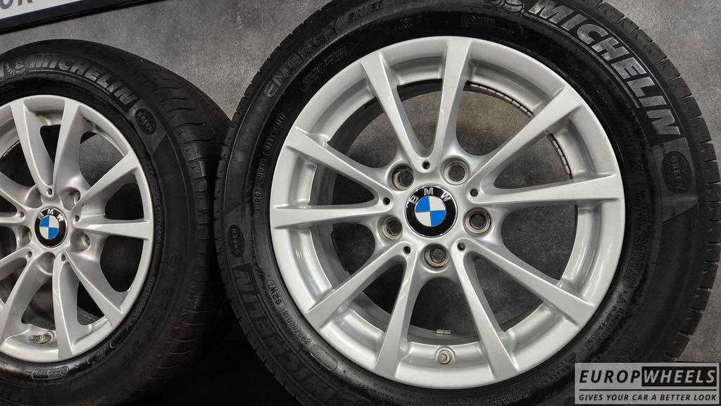 16 inch BMW 3 Serie F30 F31 F32 4 Style 390 Zomerbanden, Gebruikt, -, Banden en Velgen, Zomerbanden
