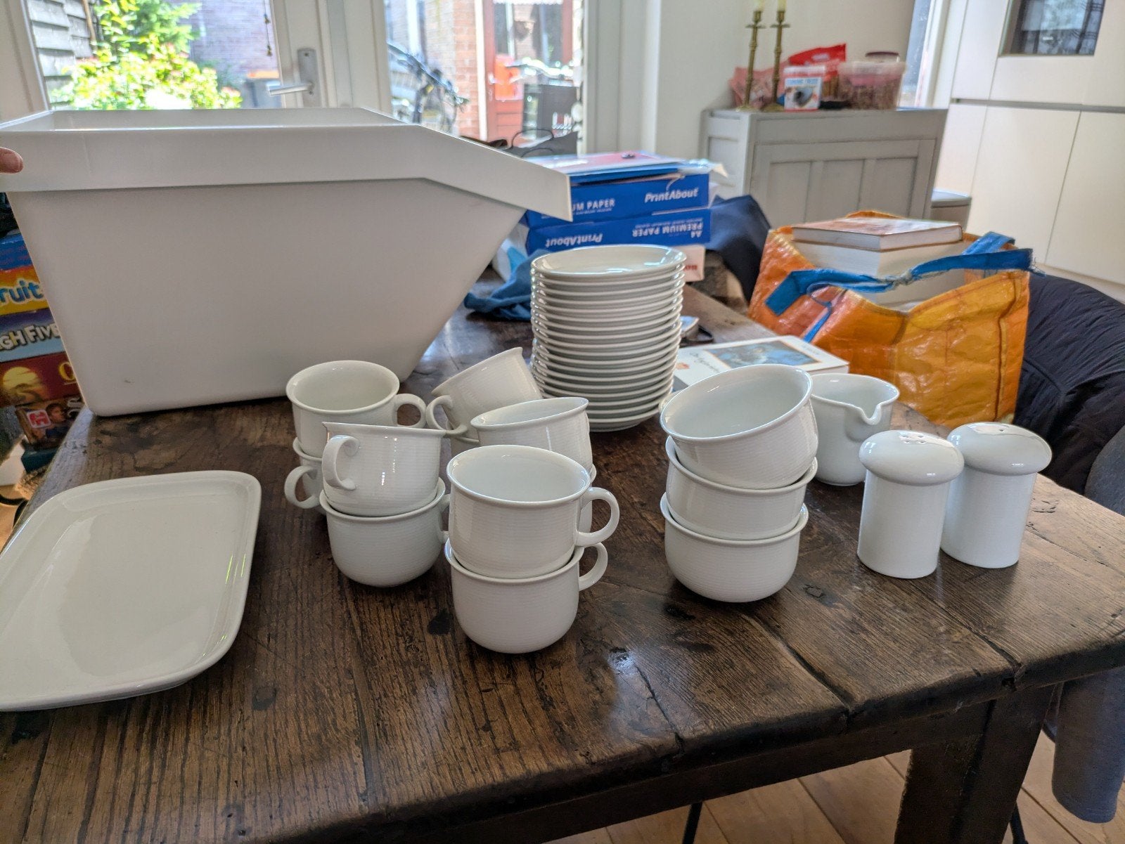 Servies setje Thomas. koffiekopjes, melkkan, bordjes, etc., Ophalen, Zo goed als nieuw, Overige stijlen, Kop(pen) en/of Schotel(s)