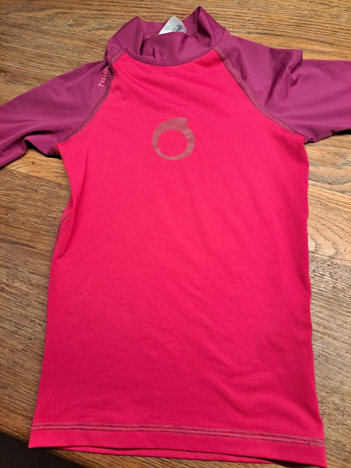 UV shirt Tribord maat 128, Gebruikt, Meisje, Sport- of Zwemkleding, Ophalen of Verzenden
