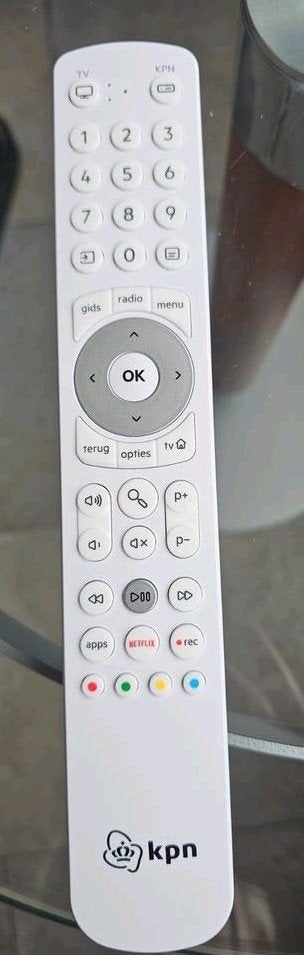 KPN afstandsbediening voor TV en ontvanger, Ophalen of Verzenden, Zo goed als nieuw, Origineel, Receiver of Versterker