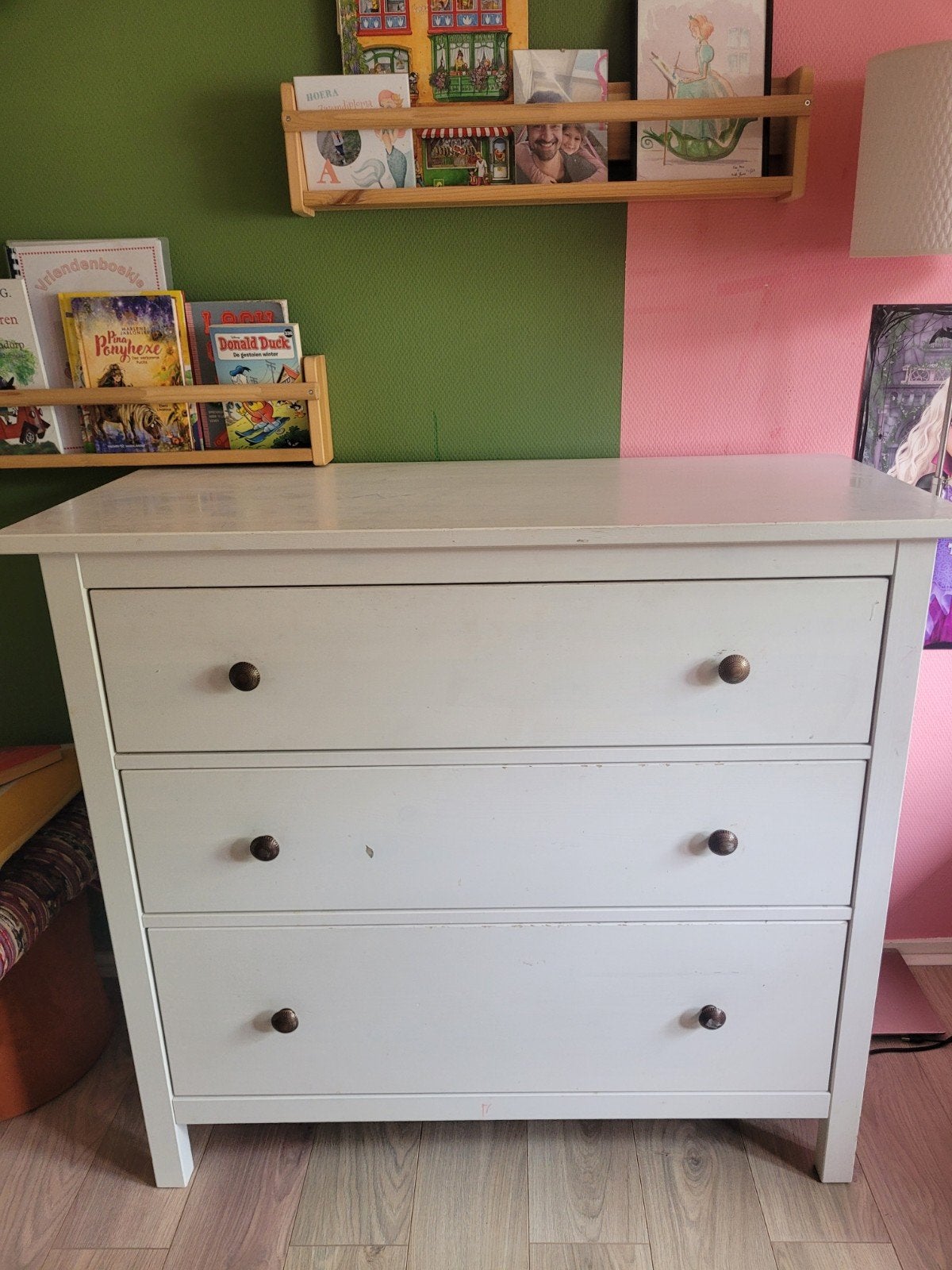IKEA HEMNES ladekast wit, Ophalen, Gebruikt, 50 tot 70 cm, 105 cm of meer