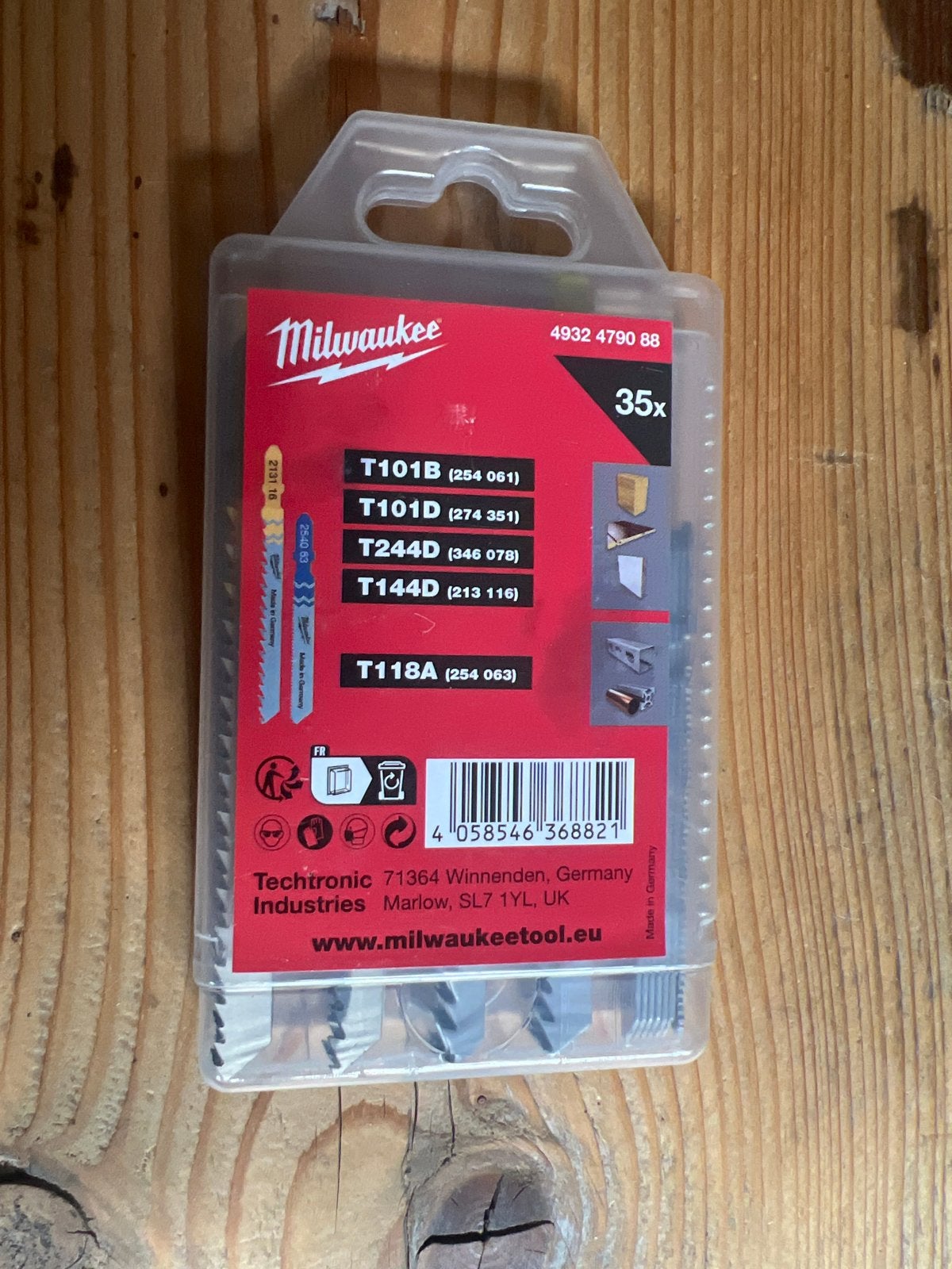 Milwaukee decoupeerzaagjes set 35 delig - nieuw!, Ophalen of Verzenden, Nieuw