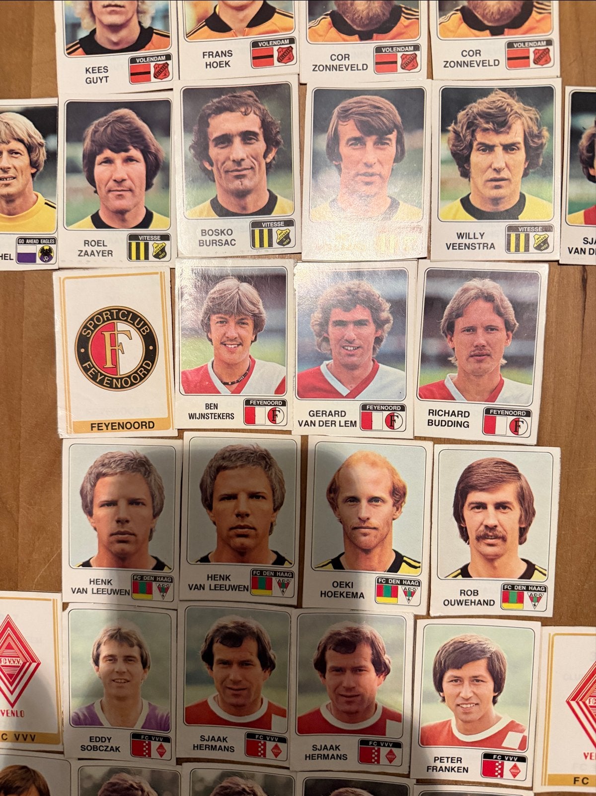 58 X Panini Voetbal 79 Knip Recup Plaatjes van Marwijk Logos, Verzamelen, Ophalen of Verzenden, Gebruikt, Overige binnenlandse clubs