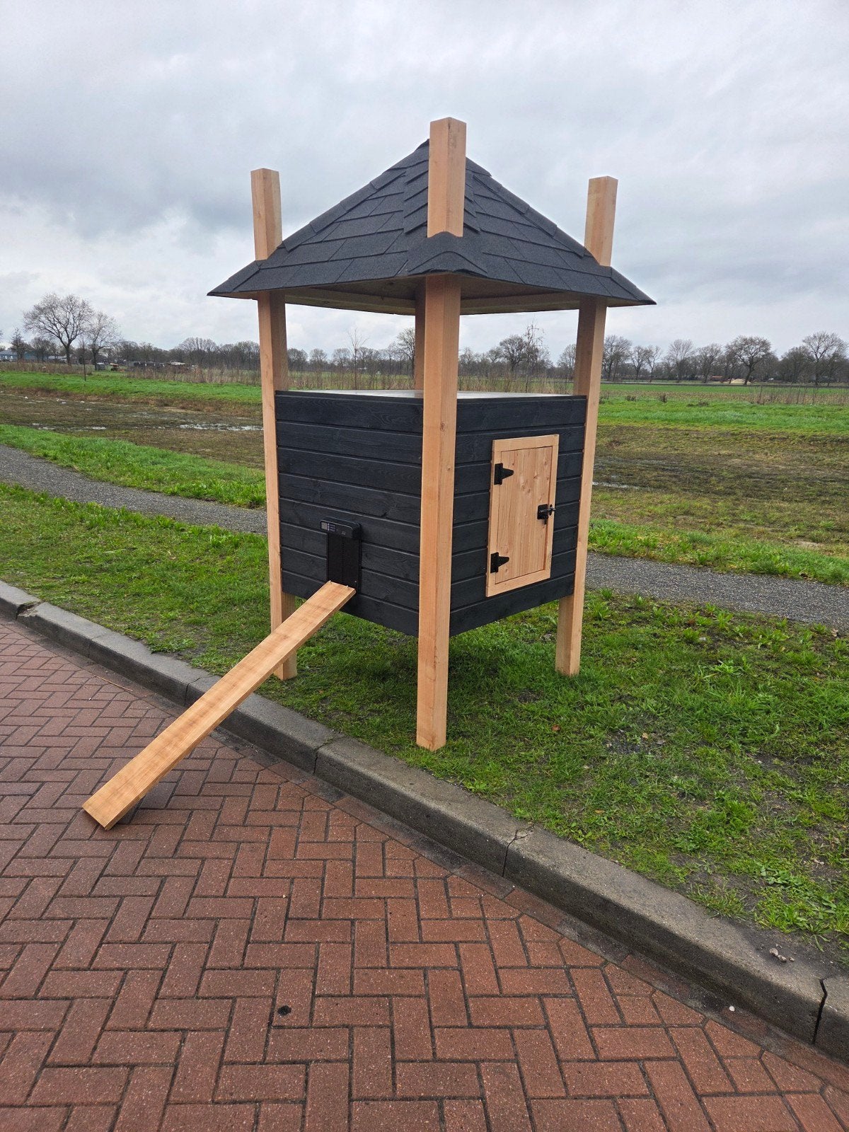 Hooiberg model kippenhok, Dieren en Toebehoren, Pluimvee | Toebehoren, Ophalen of Verzenden, Kippenhok of Kippenren