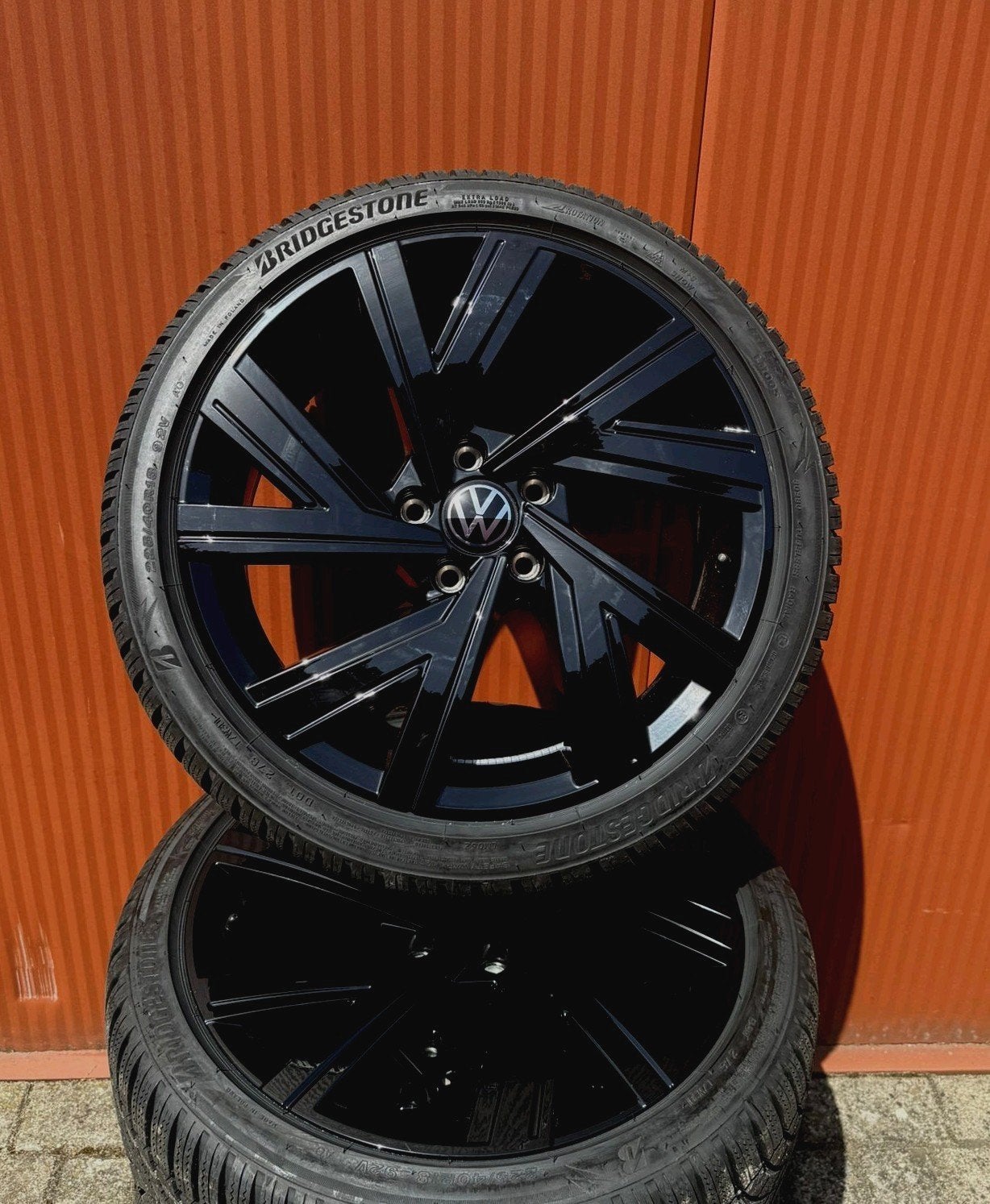 Originele Bergamo 18 inch velgen Golf 8 GTD GTE GTI R  NIEUW, Ophalen, 18 inch, Banden en Velgen, Nieuw