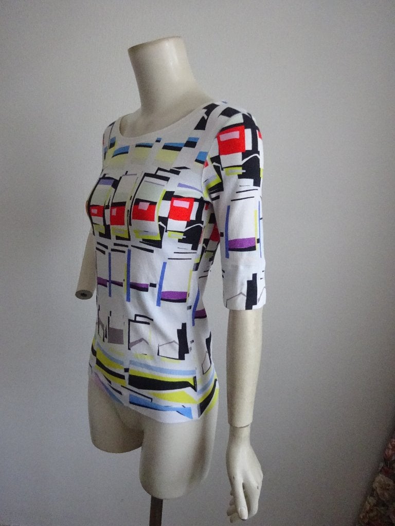 Marccain shirt mt 2= 36, Kleding | Dames, T-shirts, Overige kleuren, Verzenden, Zo goed als nieuw, Korte mouw