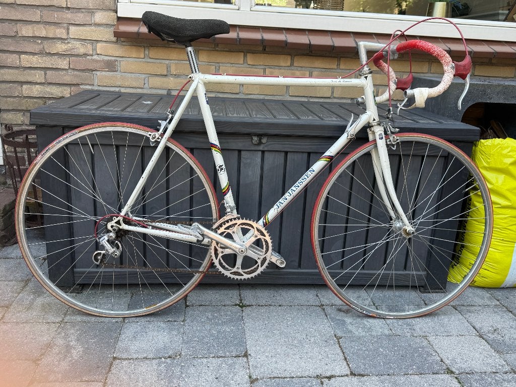 Vintage Racefiets, Gebruikt, Velgrem, Versnellingen, 53 tot 57 cm