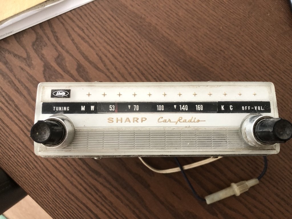 autoradio oldtimer, Ophalen, Gebruikt