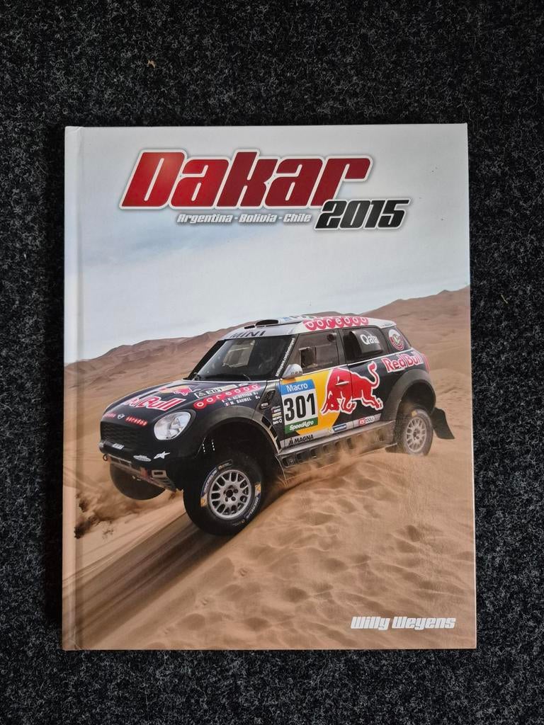 Dakar 2015 Boek - Willy Weyens - Zo goed als nieuw, Ophalen of Verzenden, Zo goed als nieuw, Algemeen, Willy Weyens