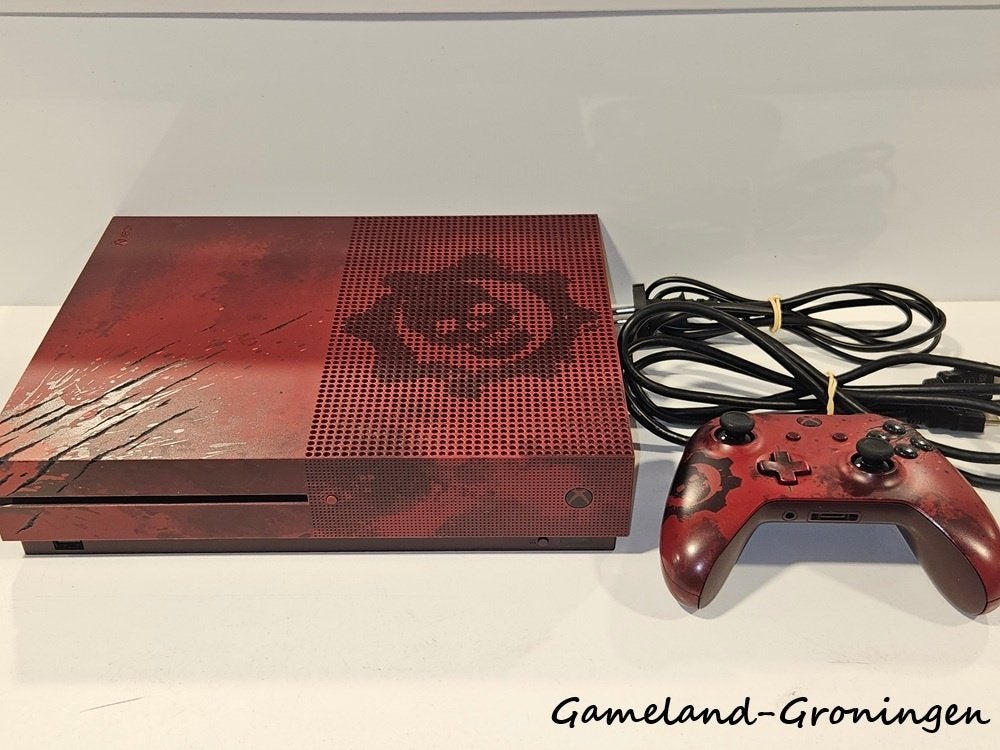 Xbox One S 2TB Gears of War 4 Edition met Controller & Bedra, Gebruikt, -, -, 1 speler