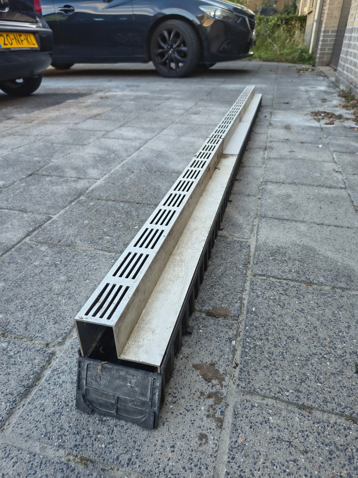 ACO lijngoot RVS 2,6m - Afvoergoot, Ophalen, Afvoer, Gebruikt, 2 tot 4 meter