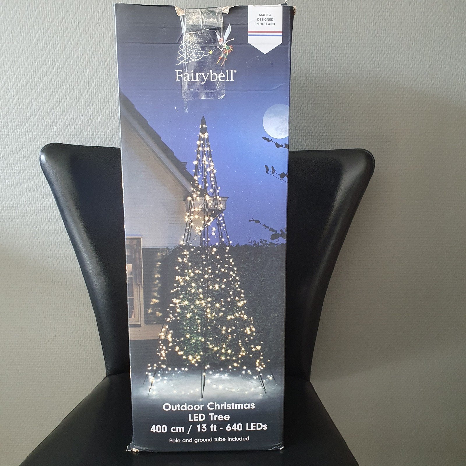 Kerstboom Fairybell 4 meter, 640 LED lampjes Warm White., Ophalen of Verzenden, Zo goed als nieuw