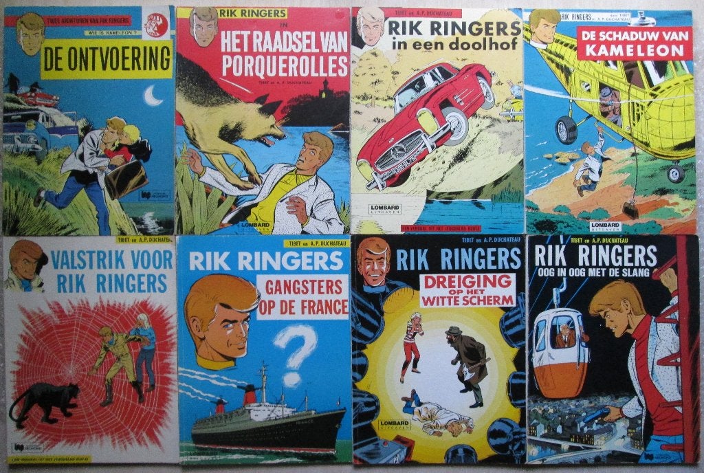 Rik Ringers 1 t/m 30 (SC), Meerdere stripboeken, Ophalen of Verzenden, Zo goed als nieuw, Tibet & A.P. Duchateau