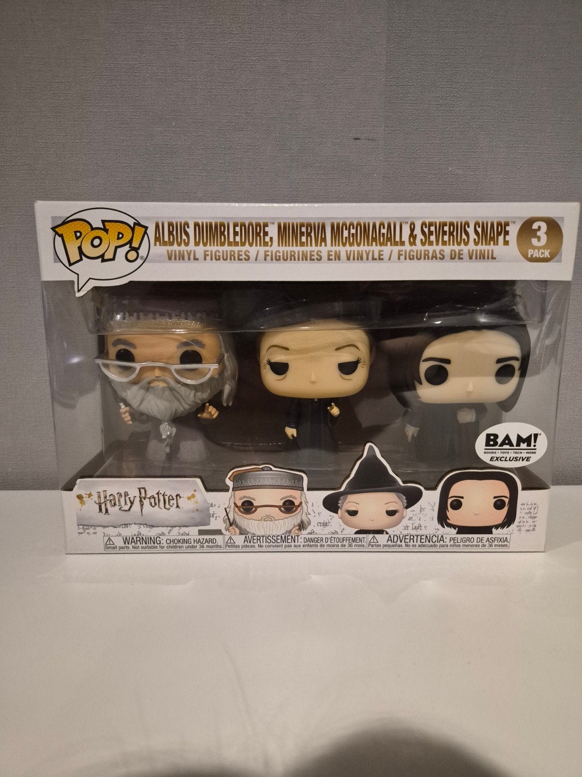 funkopop albus dumbledore, minerva mcgonagall&severus snape, Ophalen of Verzenden, Zo goed als nieuw