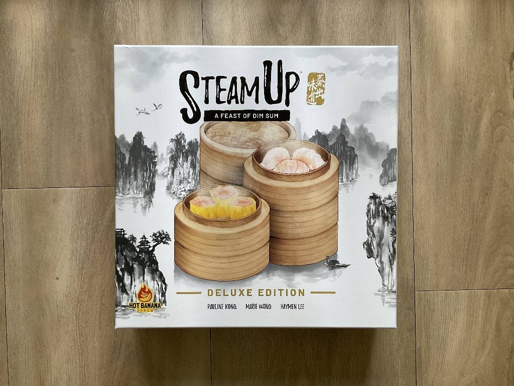 Steam Up: A Feast of Dim Sum - Deluxe Editie Bordspel, Drie of vier spelers, Ophalen of Verzenden, Zo goed als nieuw, Hot Banana Games