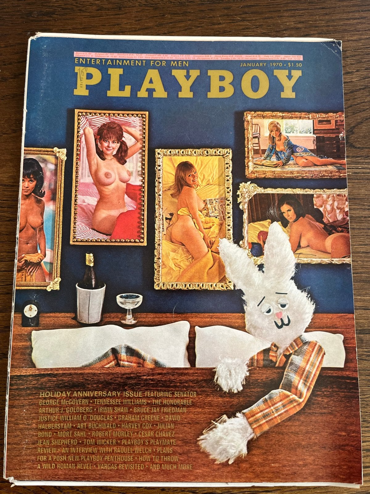 Playboy Magazine Januari 1970 - Holiday Anniversary Issue, Ophalen of Verzenden, Gelezen, Overige typen