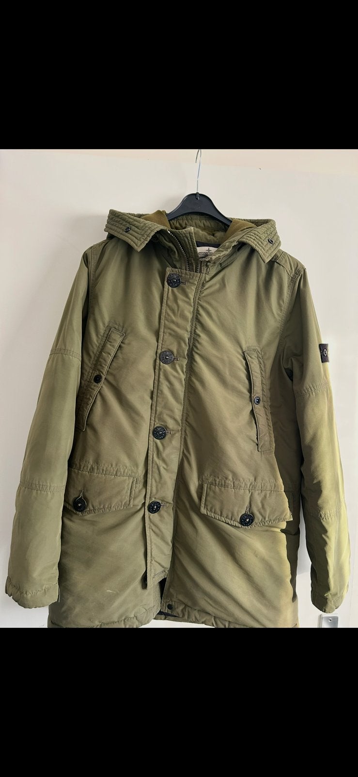Mooie winterjas Stone Island groen maat 164/14 jaar, Kinderen en Baby's, Ophalen of Verzenden, Gebruikt, Jongen, Jas