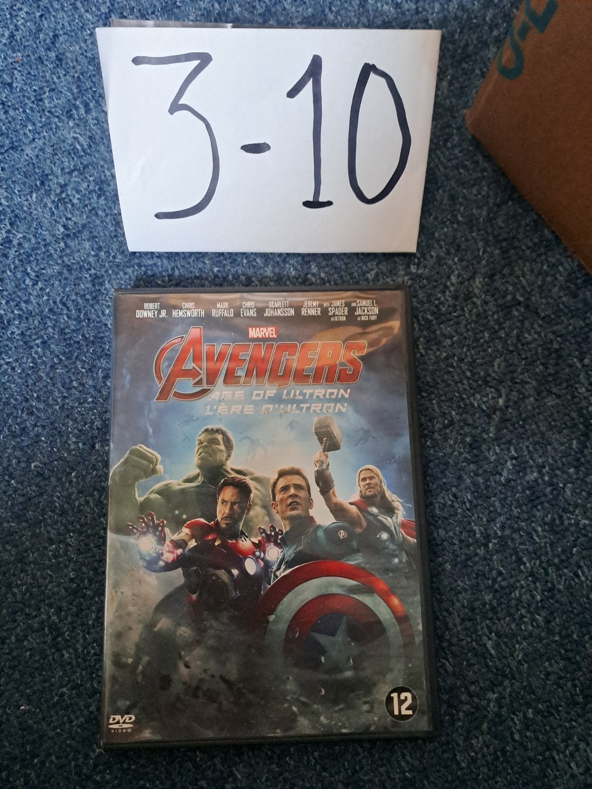Marvel's Avengers: Age of Ultron DVD, Engels, Actie, Ophalen of Verzenden, Zo goed als nieuw