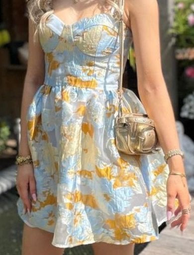 Mini dress Brailey van Showpo XS cocktail zomerjurkje, Meerkleurig, Nieuw, Ophalen of Verzenden, Maat 34 (XS) of kleiner