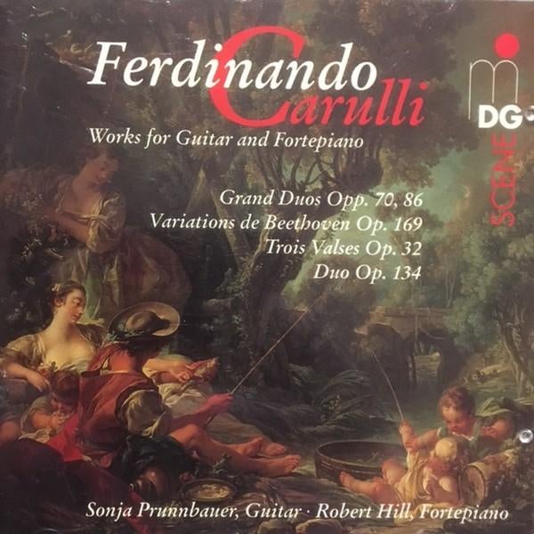 CARULLI Works for guitar and fortepiano CD PRUNNBAUER MDG, Ophalen of Verzenden, Classicisme, Gebruikt, Kamermuziek