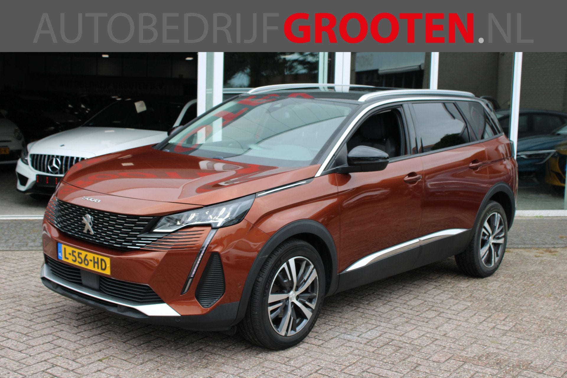 Peugeot 5008 1.2 PureTech Blue Lease Allure (bj 2021), Auto's, Voorwielaandrijving, 1199 cc, Origineel Nederlands, Bedrijf