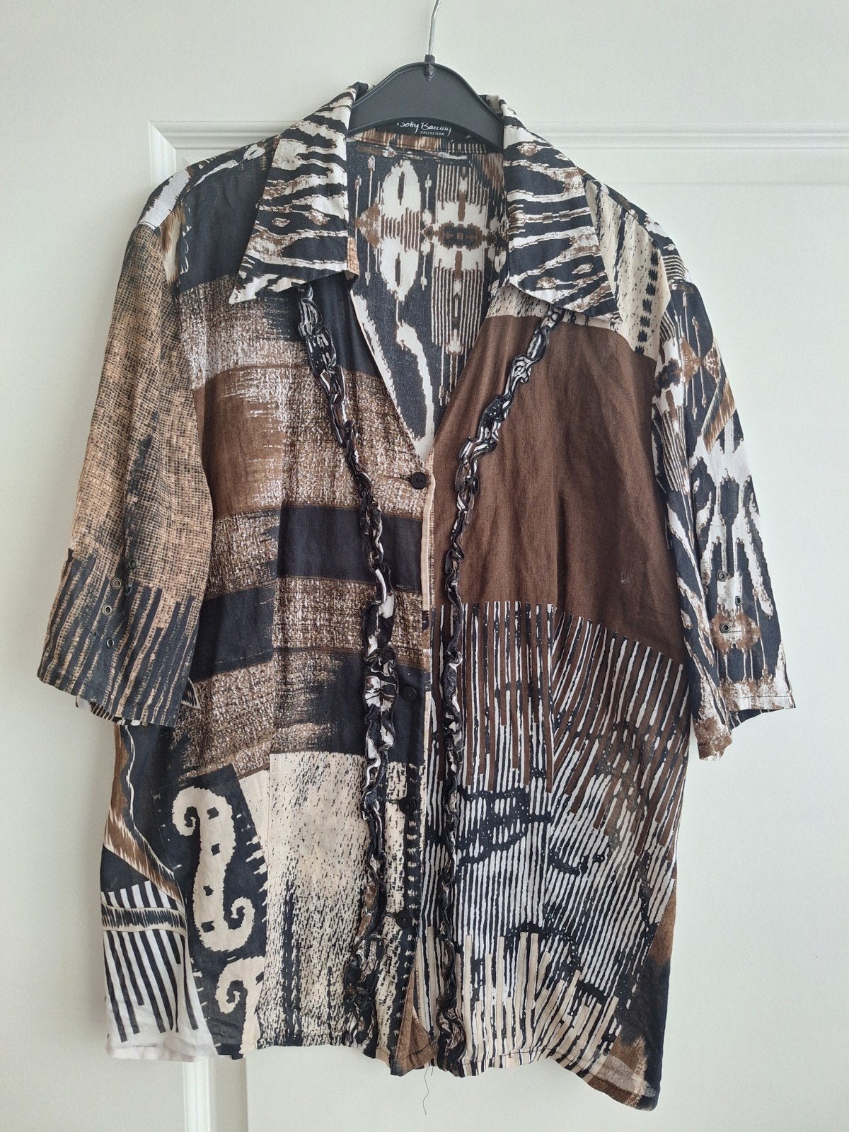 Blouse van Betty Barclay maat 42, Ophalen of Verzenden, Zo goed als nieuw, Maat 42/44 (L), Bruin